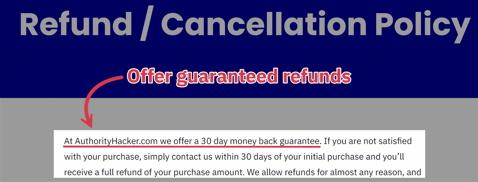 guaranteed-refunds Guaranteed refund